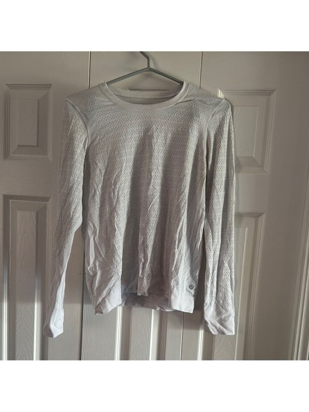lululemon athletica White Long Sleeve Tee❤️